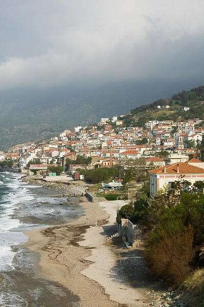 GREECE-Northeastern Aegean Islands-LESVOS (Mytilini)-Plomari: South Lesvos Resort Town