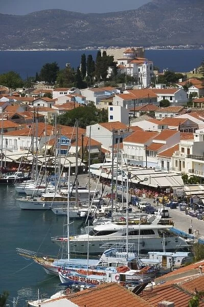 GREECE, Northeastern Aegean Islands, SAMOS, Pythagorio: Harbor View  /  Daytime
