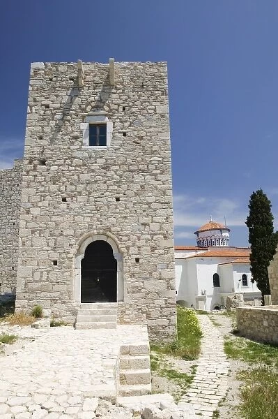 GREECE, Northeastern Aegean Islands, SAMOS, Pythagorio: Castle of Lykourgos Logothetis