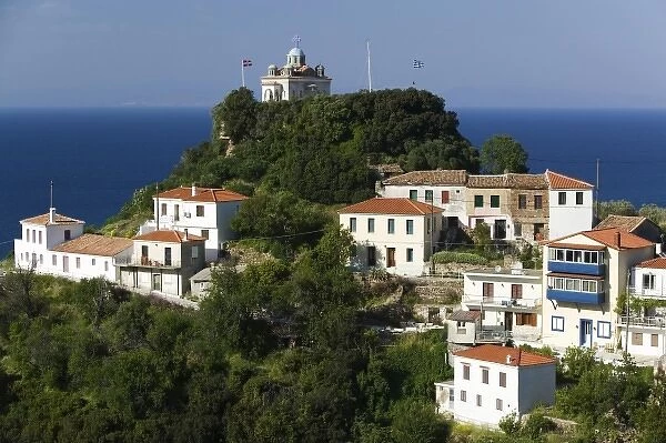 GREECE, Northeastern Aegean Islands, SAMOS, Karlovasi: View of Agia Triada Church