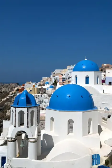 Framed Print : Greece, Santorini. The town of Oia on the island of Santorini Framed Print : Greece, Santorini. The town of Oia on the island of Santorini