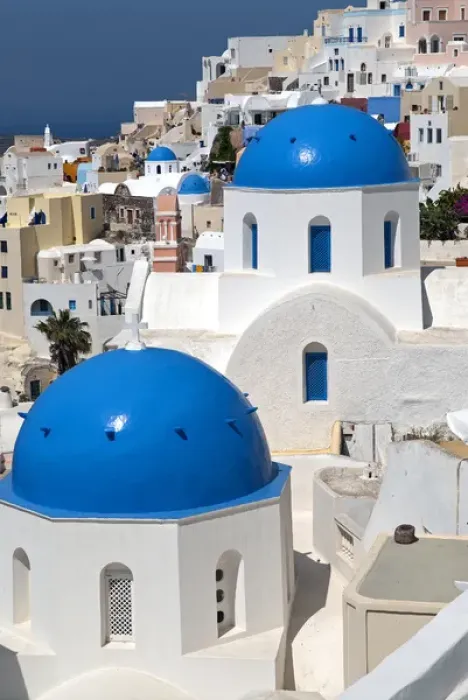 Framed Print : Greece, Santorini. The town of Oia on the island of Santorini Framed Print : Greece, Santorini. The town of Oia on the island of Santorini