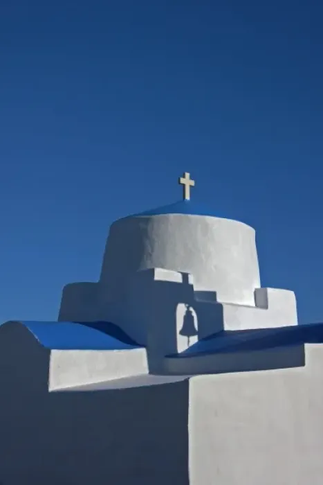 Framed Print : Greece, Serifos. Late afternoon sun creates shadows on a traditional Greek Orthodox church Framed Print : Greece, Serifos. Late afternoon sun creates shadows on a traditional Greek Orthodox church