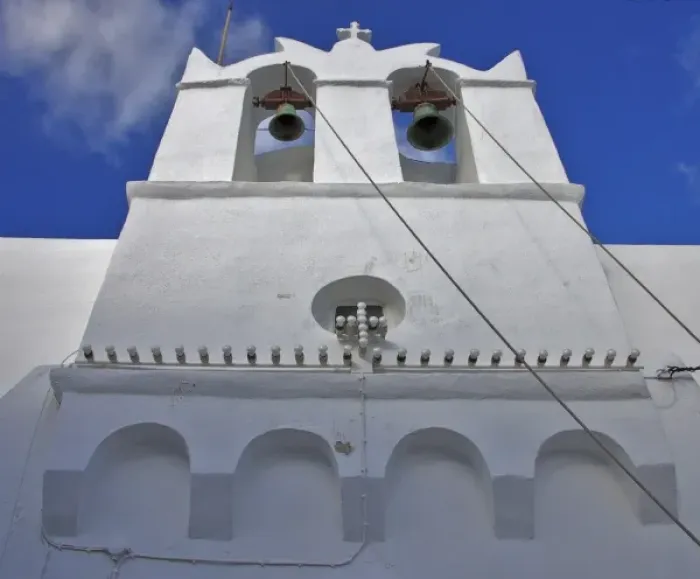 Framed Print : Greece, Sifnos, Apollonia. Bell tower of a nineteenth century traditional Greek Orthodox church Framed Print : Greece, Sifnos, Apollonia. Bell tower of a nineteenth century traditional Greek Orthodox church