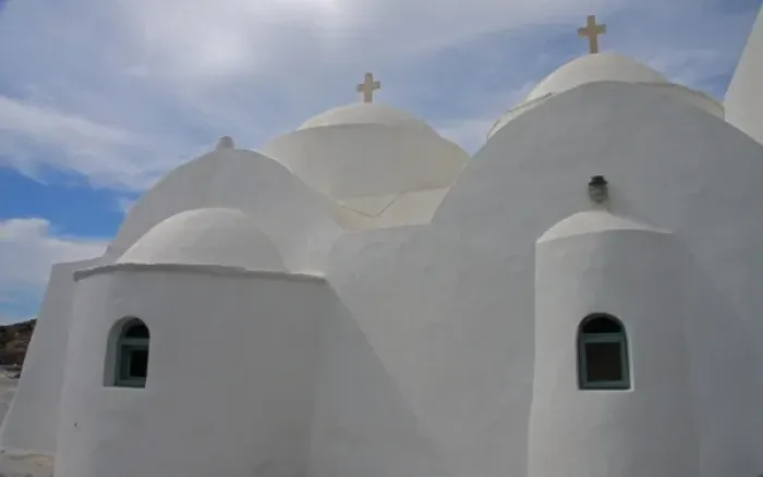 Framed Print : Greece, Sifnos, Vathi. Dramatic light on rear of traditional Greek Orthodox church Framed Print : Greece, Sifnos, Vathi. Dramatic light on rear of traditional Greek Orthodox church