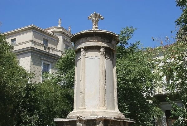 Greek Art. Choragic Monument of Lysicrates. Was erected by the choregos Lysicrates