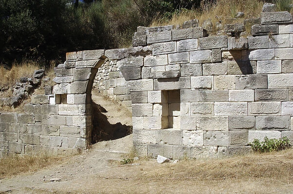 Greek Art. Hellenistic period. Ruins of Apollonia, . Detail. Fier. Republic of Albania