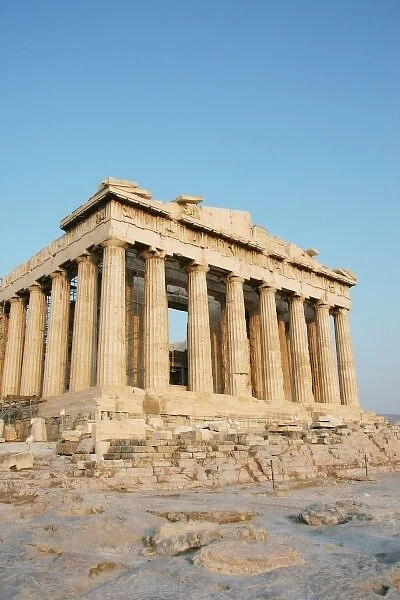 Greek Art. Parthenon, built between 447-438 BC under leadership of Pericles. The