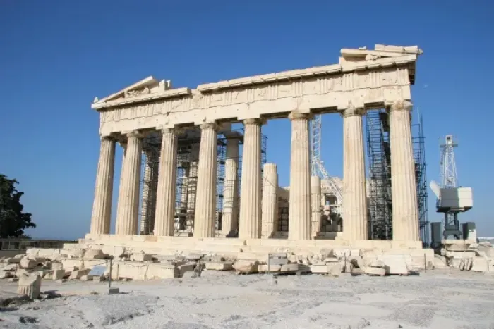 Framed Print : Greek Art. Parthenon, built between 447-438 BC under leadership of Pericles Framed Print : Greek Art. Parthenon, built between 447-438 BC under leadership of Pericles