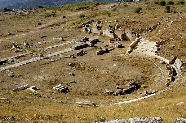 GREEK ART. REPUBLIC OF ALBANIA. Illyrian City Theater. Third century BC. Remodeled