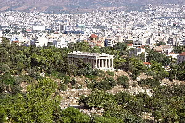 Greek Art. Temple of Hephaestus or Theseion. The doric temple, which stands at the
