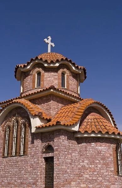 Greek Orthodox church in the town of Thiva in Greece