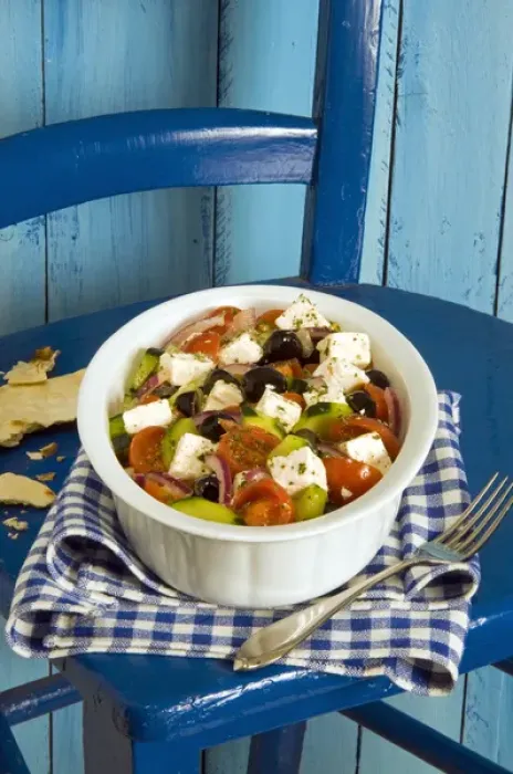 Framed Print : Greek salad