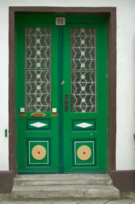 Framed Print : green door Framed Print : green door