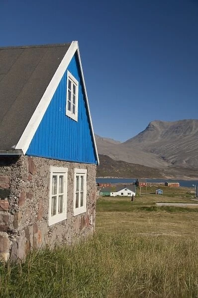 Greenland, Igaliku (aka Igaliko), Igaliku Fjord. Small settlement with population of about 55