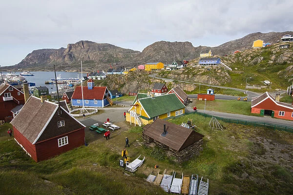 Greenland. Sisimiut. History museum from above