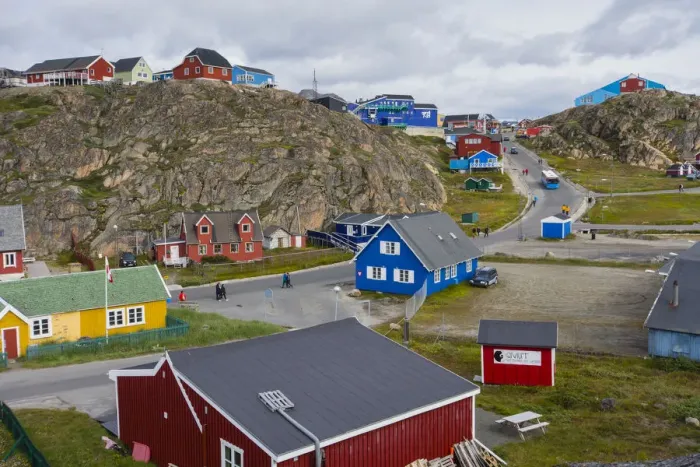 Framed Print : Greenland. Sisimiut. Quaint and colorful Sisimiut Framed Print : Greenland. Sisimiut. Quaint and colorful Sisimiut