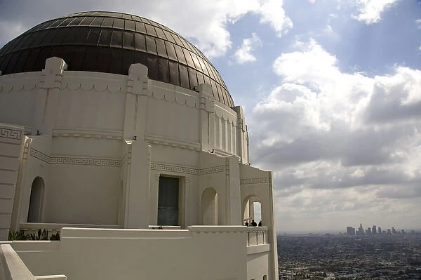 The Griffith Observatory located in Los Feliz, Los Angeles, California, USA