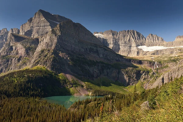 Grinnell Lake and Mount Gould, Glacier National Park, Montana