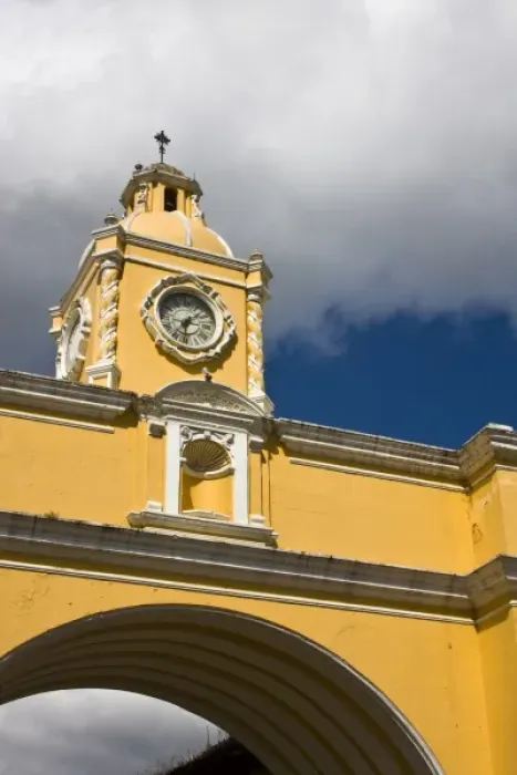 Framed Print : Guatemala, Antigua. Arco de Santa Catarina