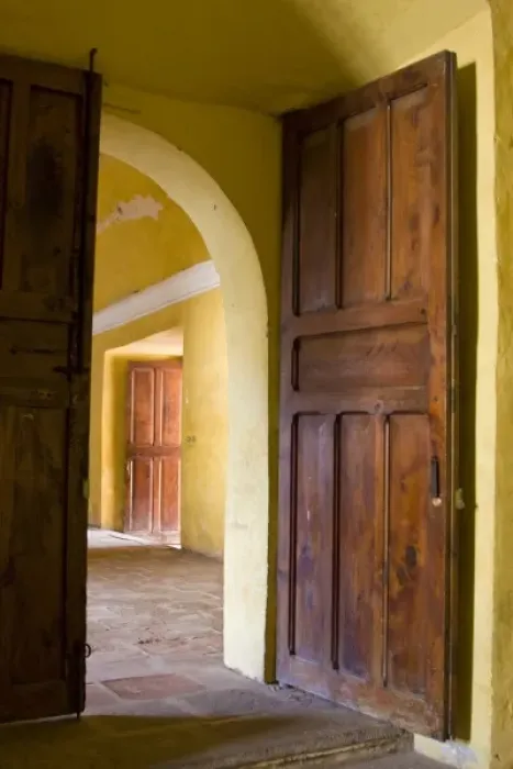 Framed Print : Guatemala, Antigua. The church of La Merced was originally built in 1548. Its present