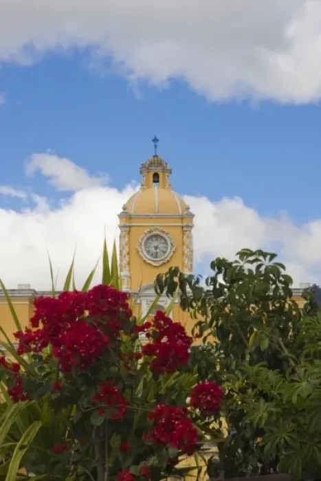 Framed Print : Guatemala, Antigua. Clock tower of the Arco de Santa Catarina Framed Print : Guatemala, Antigua. Clock tower of the Arco de Santa Catarina