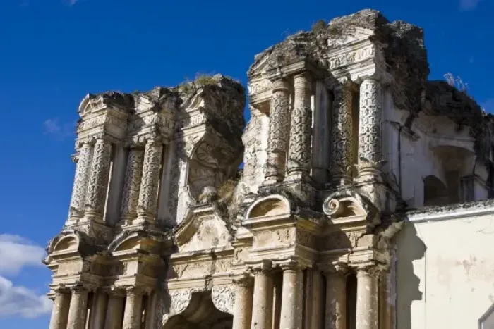 Framed Print : Guatemala, Antigua. El Carmen Church Ruin, or Inglesia de Carmen, Former seat of