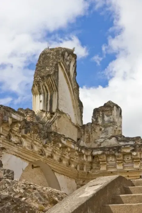 Framed Print : Guatemala, Antigua. La Recoleccion Church of Antigua, built 1701 to 1708; built by Jose de Porres