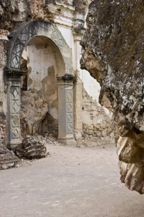 Framed Print : Guatemala, Antigua. Ruins of old church in Antigua Framed Print : Guatemala, Antigua. Ruins of old church in Antigua