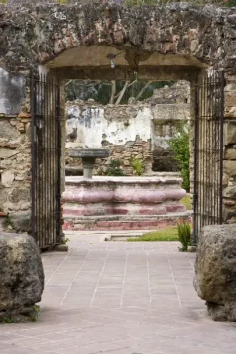 Framed Print : Guatemala, Antigua. School bulit by friars in 1757, it did not have the royal approval Framed Print : Guatemala, Antigua. School bulit by friars in 1757, it did not have the royal approval