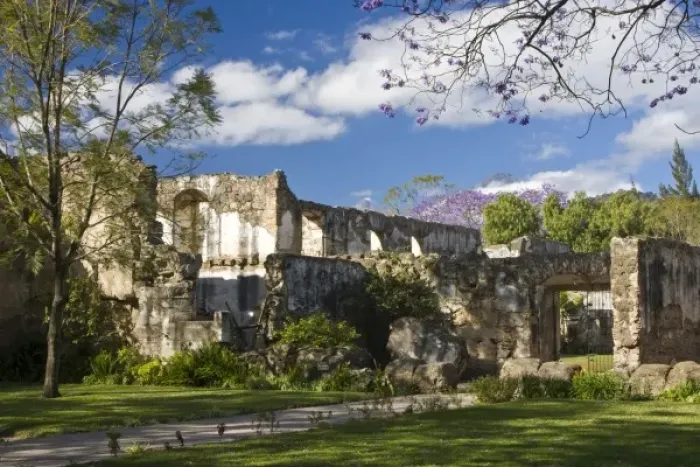 Framed Print : Guatemala, Antigua. School bulit by friars in 1757, it did not have the royal approval Framed Print : Guatemala, Antigua. School bulit by friars in 1757, it did not have the royal approval