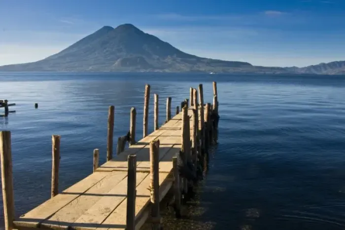 Framed Print : Guatemala, Western Highlands, Lake Atitlan, Panajachel. Early morning light on lake Framed Print : Guatemala, Western Highlands, Lake Atitlan, Panajachel. Early morning light on lake