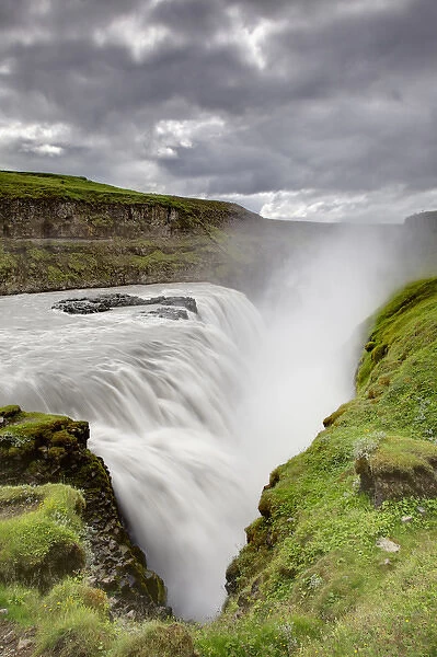 Gulfoss Waterfall, the Golden Waterfall, Iceland
