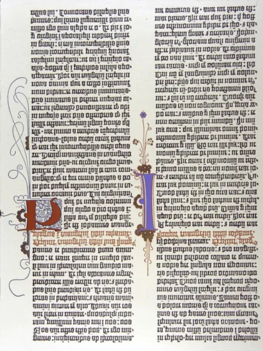 Framed Print : The Gutenberg Bible, 1455 GERMANY Framed Print : The Gutenberg Bible, 1455 GERMANY