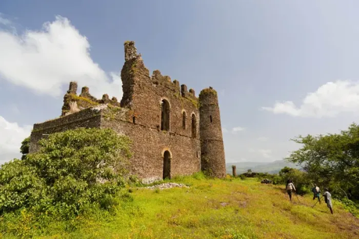 Framed Print : Guzara Castle between Gonder and Lake Tana, Ethiopia Framed Print : Guzara Castle between Gonder and Lake Tana, Ethiopia
