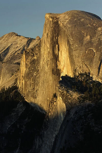 Half Dome at sunset from Glacier Point, Yosemite National Park, California
