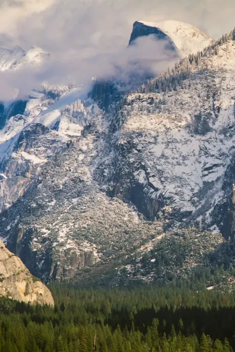 Framed Print : Half Dome and Valley, Yosemite National Park, California
