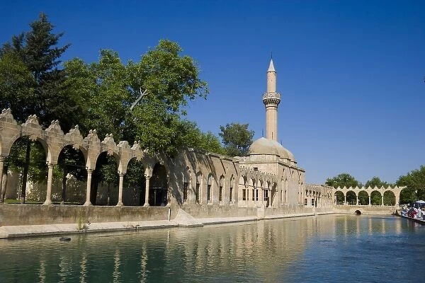 Halil-ur Rahman (Friend of God) Mosque and the Pool of Abraham (Ibrahim) with the holy carp inside