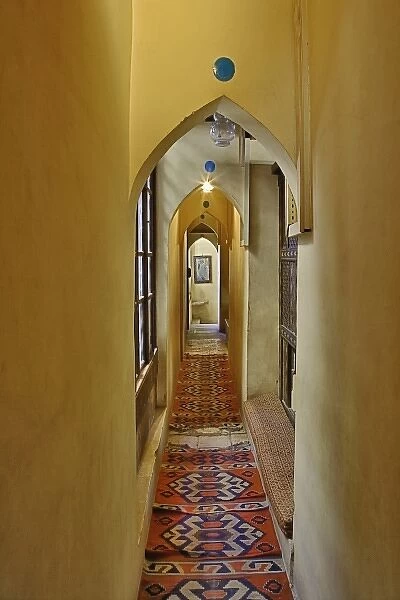 Hallway and rugs, Cairo, Egypt