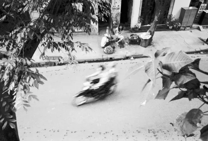 Framed Print : Hanoi Vietnam, Motorbike in Old Hanoi Framed Print : Hanoi Vietnam, Motorbike in Old Hanoi