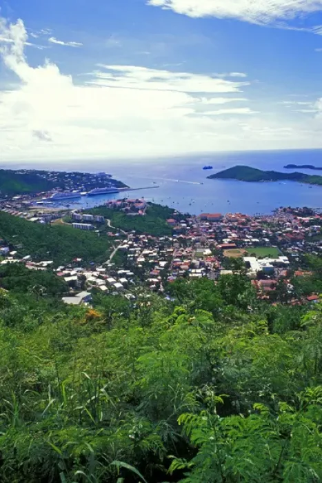 Framed Print : Harbor Ships at Charlotte Amalie Port St. Thomas Framed Print : Harbor Ships at Charlotte Amalie Port St. Thomas