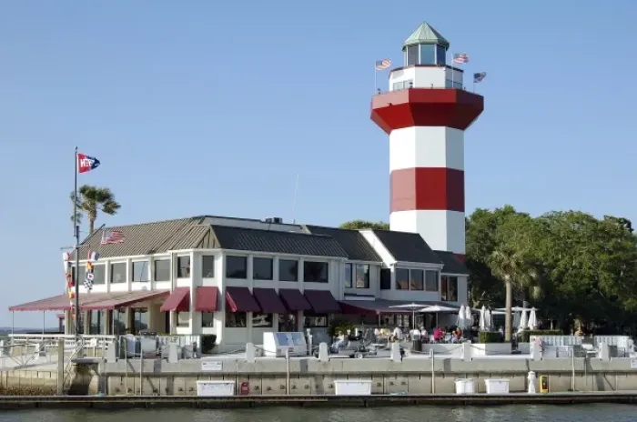 Framed Print : Harbor Town Lighthouse, Hilton Head Island, South Carolinla