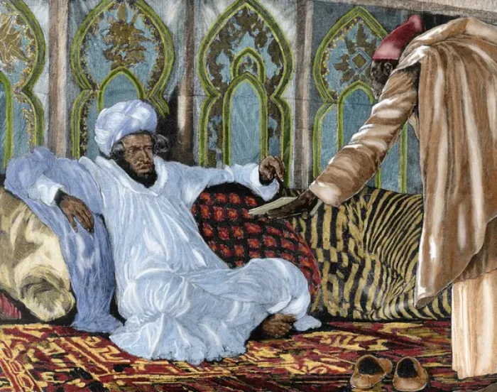 Framed Print : Hassan I (1836-1894). Sultan of Morocco between 1873 and 1894, member of the Alaouite dynasty Framed Print : Hassan I (1836-1894). Sultan of Morocco between 1873 and 1894, member of the Alaouite dynasty