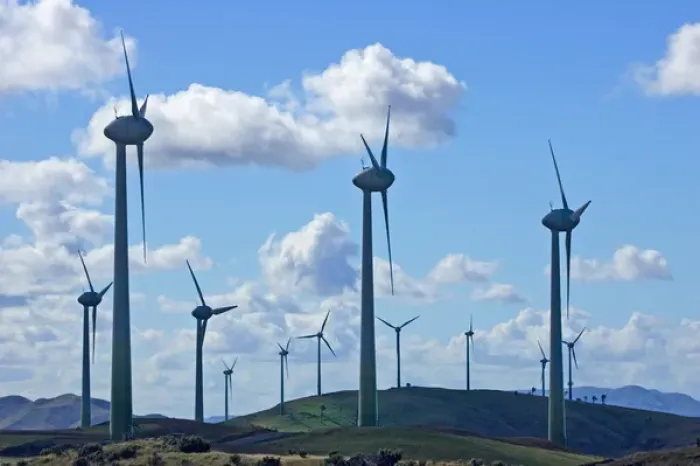 Framed Print : Hau Nui Wind Farm, near Martinborough, Wairarapa, North Island, New Zealand