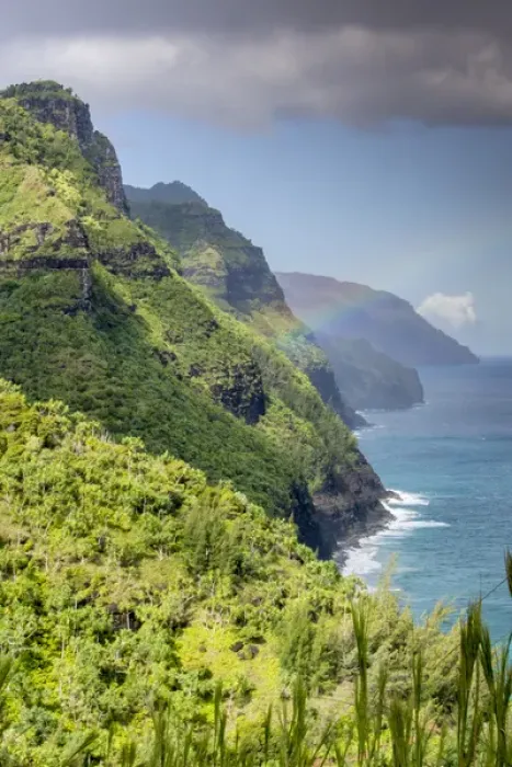 Framed Print : Hawaii, Kauai, Napali, Napali Coast State Park, Pacific Ocean, rainbow Framed Print : Hawaii, Kauai, Napali, Napali Coast State Park, Pacific Ocean, rainbow