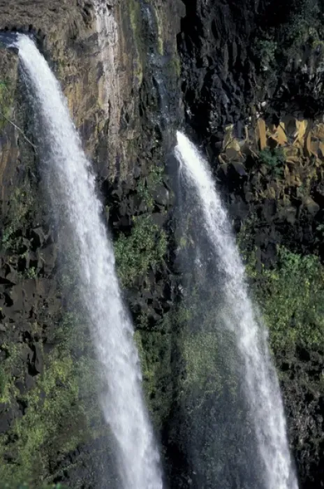 Framed Print : Hawaii, Kauai Waterfall Framed Print : Hawaii, Kauai Waterfall