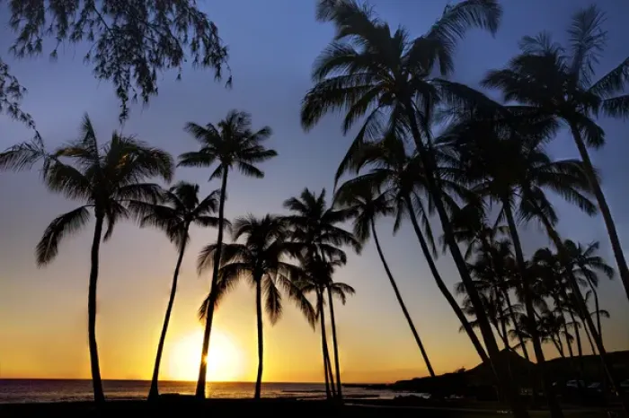 Framed Print : Hawian Islands; USA; Kauai; Sunset on the Westside of Maui Framed Print : Hawian Islands; USA; Kauai; Sunset on the Westside of Maui