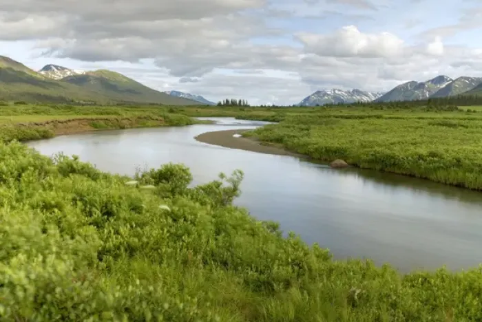 Framed Print : Headwaters of the Skeena River, Sacred Headwaters, British Columbia