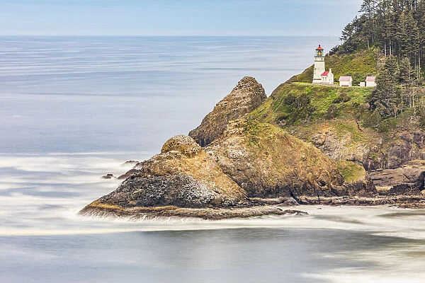 Heceta Head, Oregon, USA. Heceta Head Lighthouse on the Oregon coast