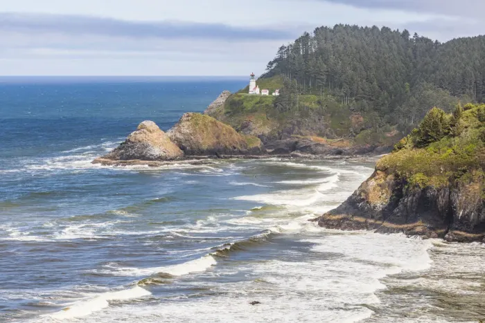 Framed Print : Heceta Head, Oregon, USA. The Heceta Head lighthouse on the Oregon coast Framed Print : Heceta Head, Oregon, USA. The Heceta Head lighthouse on the Oregon coast